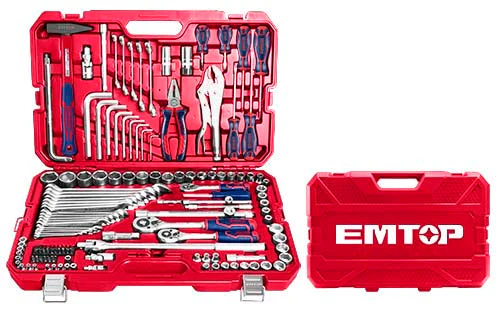 EMTOP 142 Pcs combination tools set