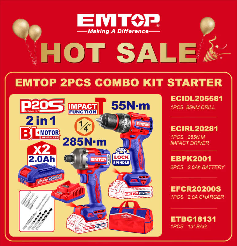 EMTOP 2Pc COMBO KIT STARTER
