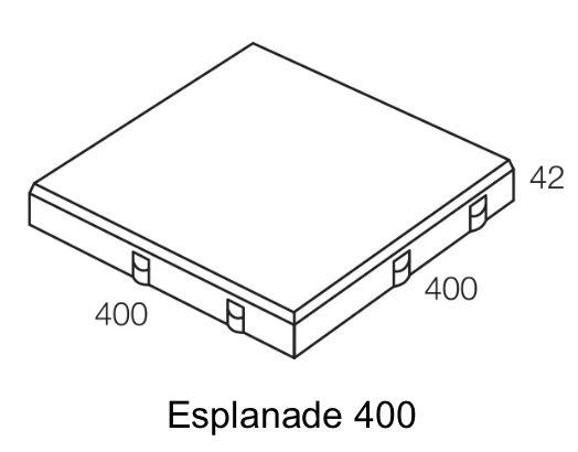 ESPLANADE PAVER 400x400x42MM - Image 3