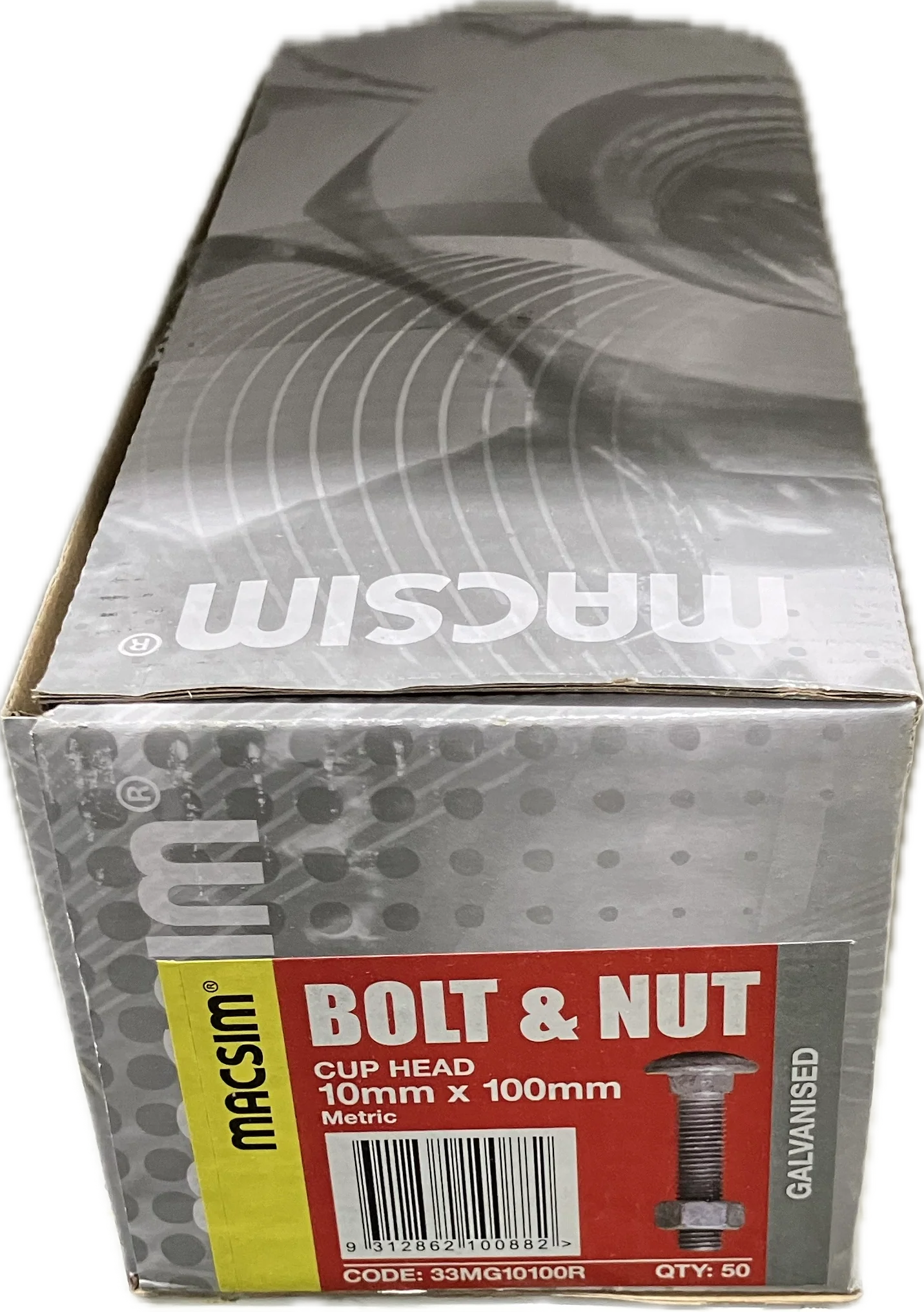 MACSIM GALVANISED CUP HEAD BOLT- 10MM - Image 3