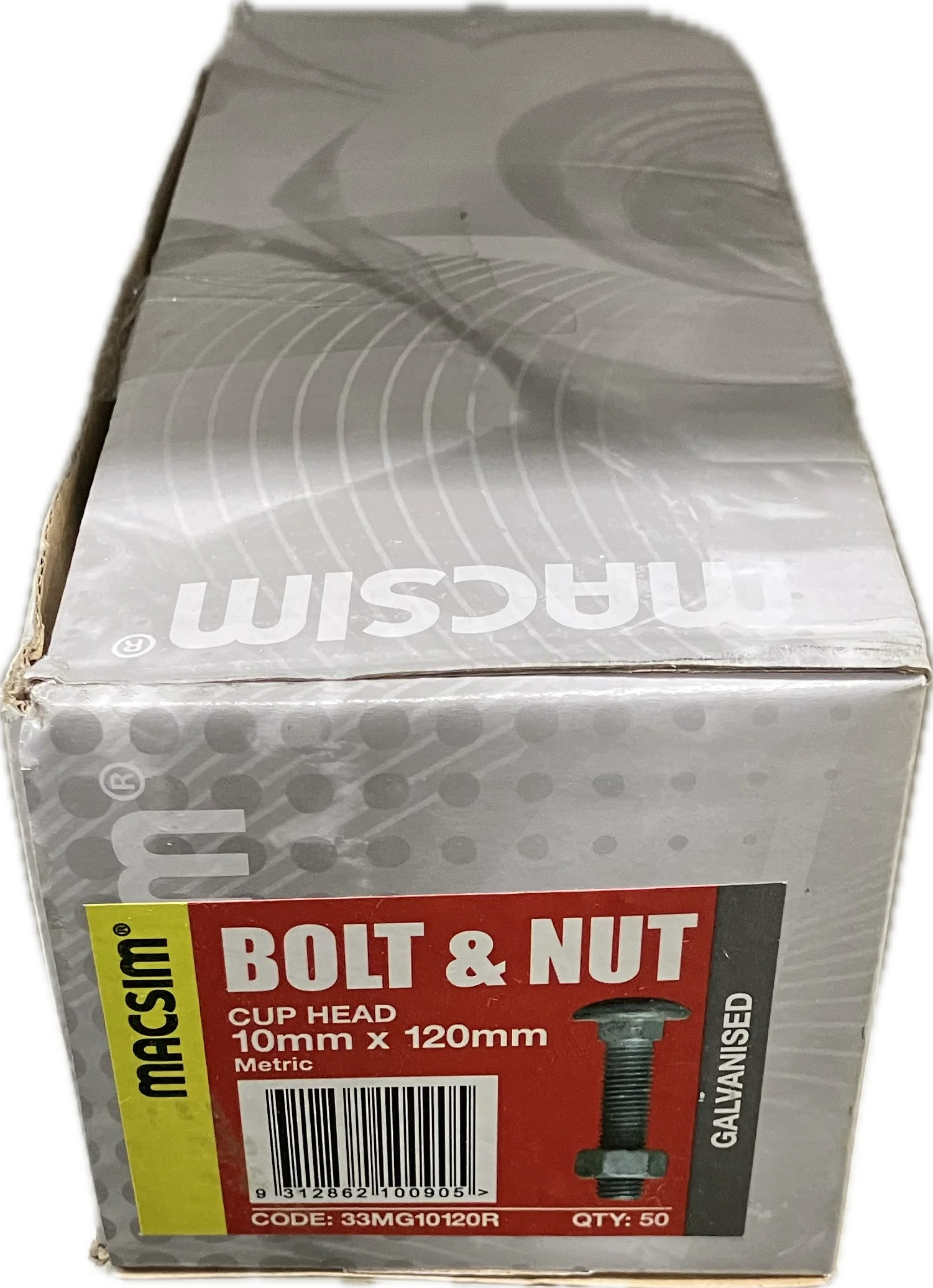 MACSIM GALVANISED CUP HEAD BOLT- 10MM - Image 4