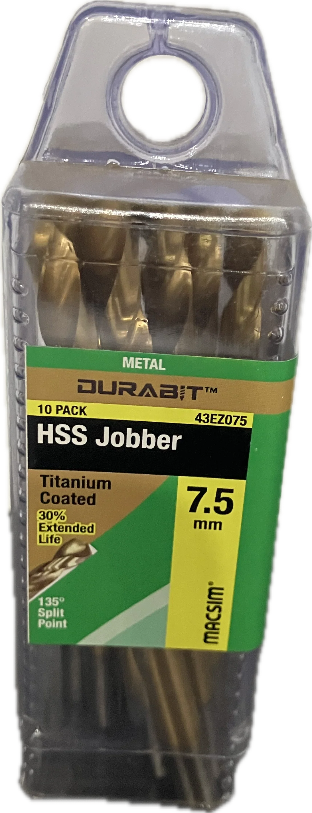 MACSIM DURABIT HSS JOBBER DRILL BIT (BLISTER PACK OF 10) - Image 13