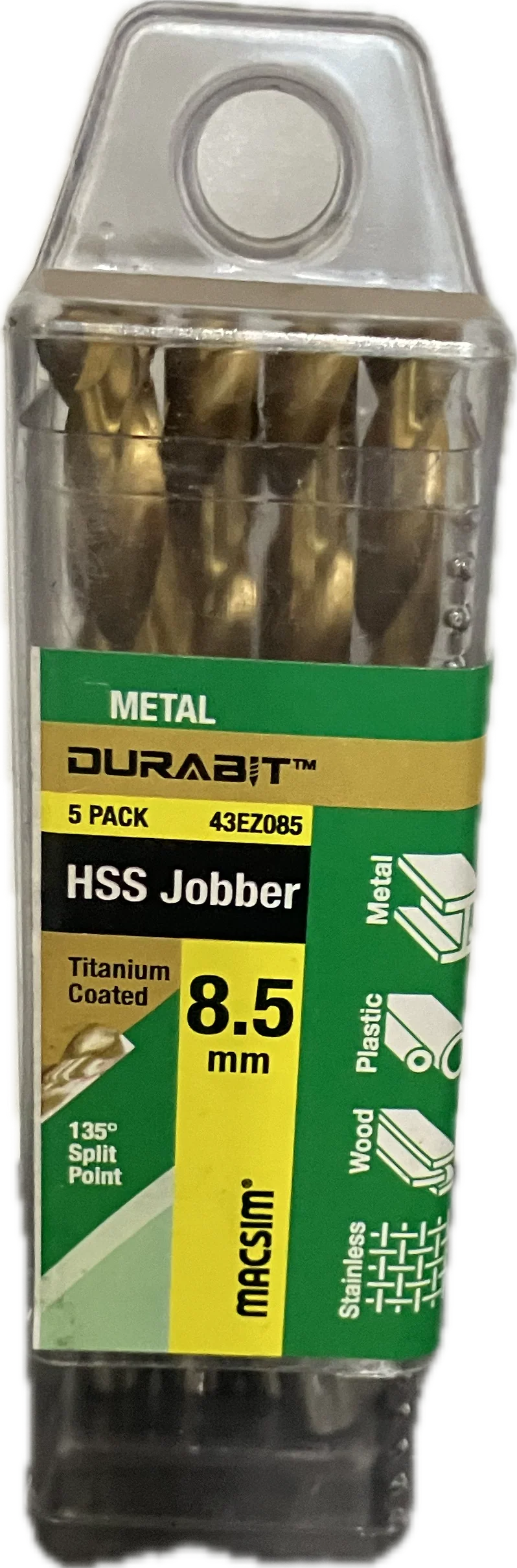 MACSIM DURABIT HSS JOBBER DRILL BIT (BLISTER PACK OF 10) - Image 15