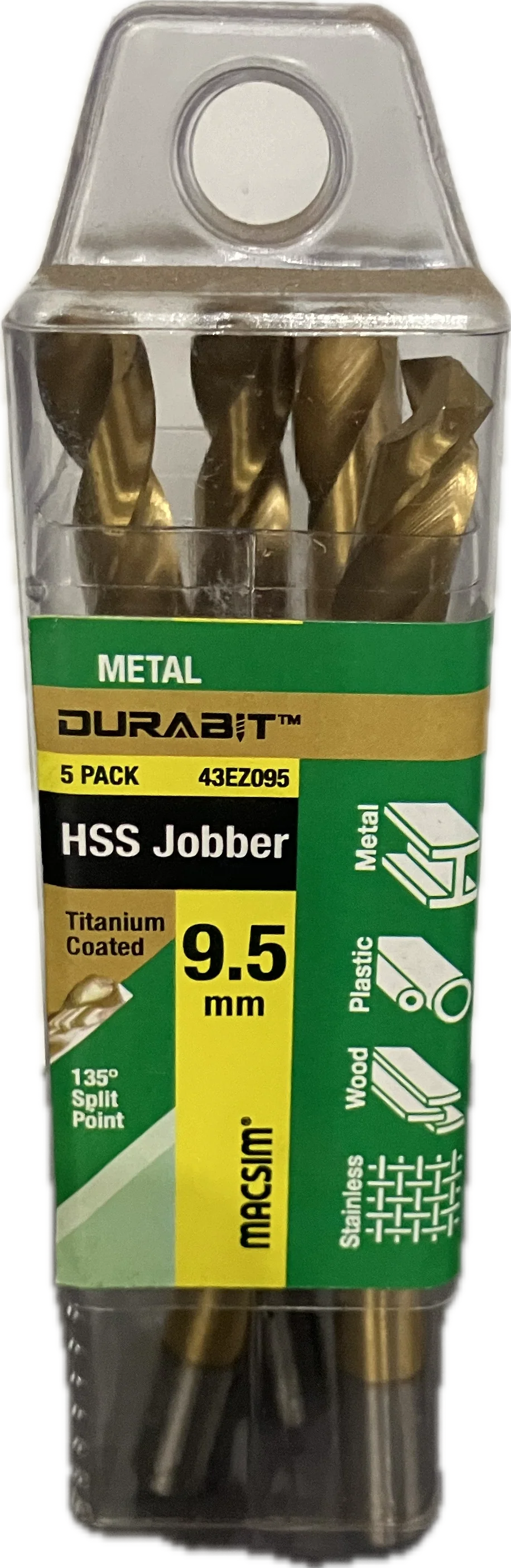 MACSIM DURABIT HSS JOBBER DRILL BIT (BLISTER PACK OF 10) - Image 17