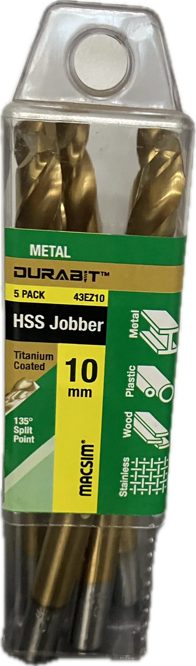 MACSIM DURABIT HSS JOBBER DRILL BIT (BLISTER PACK OF 10) - Image 18