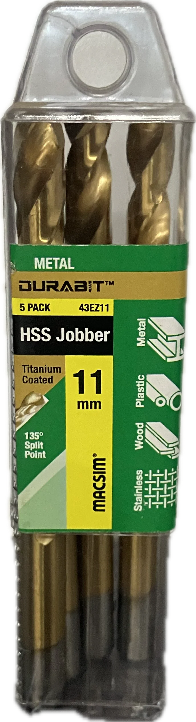 MACSIM DURABIT HSS JOBBER DRILL BIT (BLISTER PACK OF 10) - Image 20