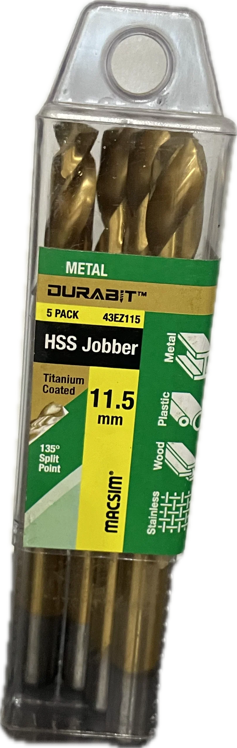 MACSIM DURABIT HSS JOBBER DRILL BIT (BLISTER PACK OF 10) - Image 21
