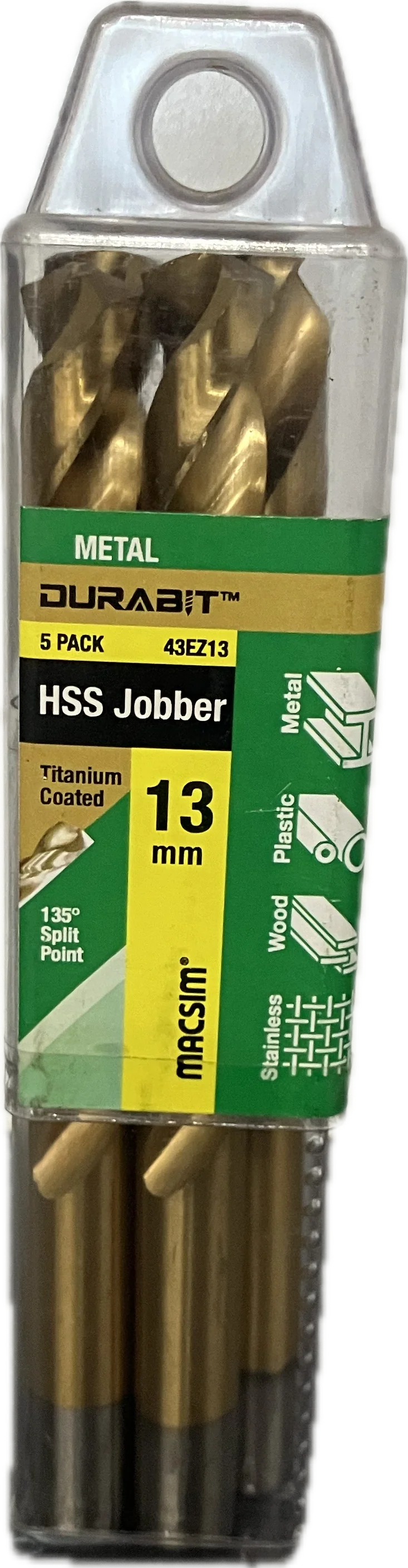 MACSIM DURABIT HSS JOBBER DRILL BIT (BLISTER PACK OF 10) - Image 24