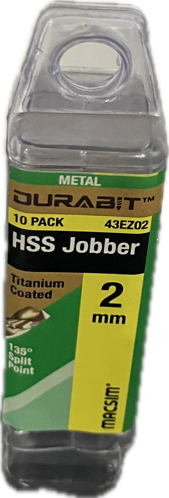 MACSIM DURABIT HSS JOBBER DRILL BIT (BLISTER PACK OF 10) - Image 3