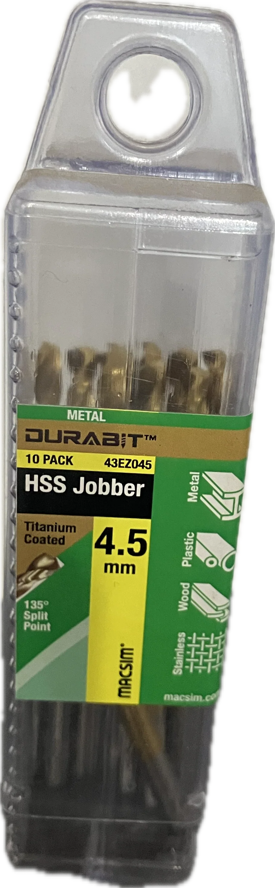 MACSIM DURABIT HSS JOBBER DRILL BIT (BLISTER PACK OF 10) - Image 7