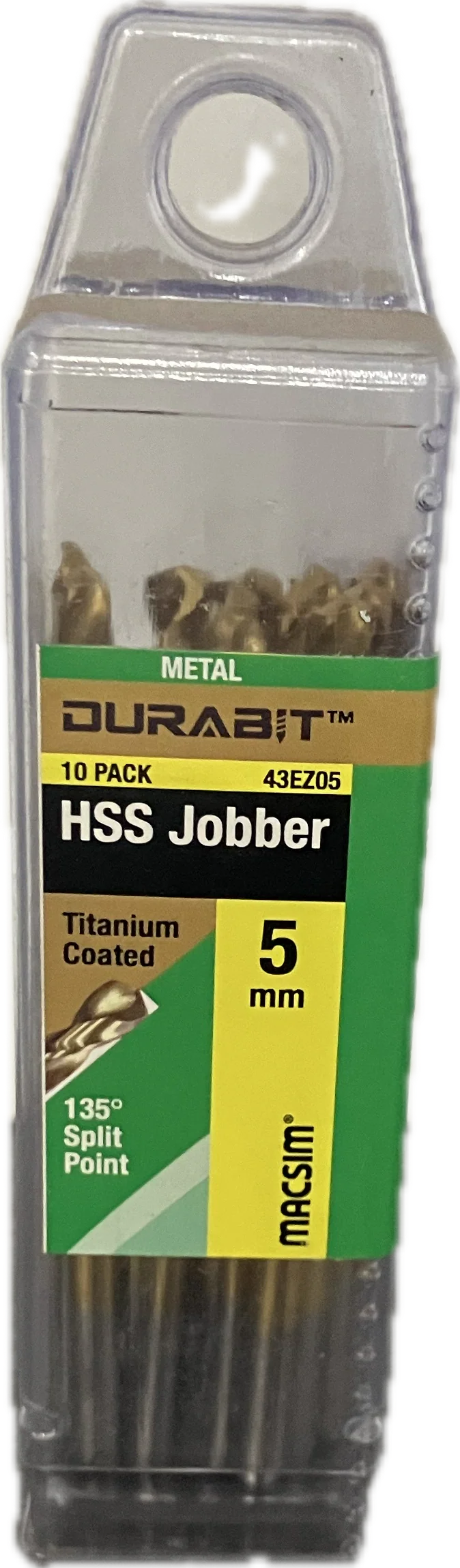 MACSIM DURABIT HSS JOBBER DRILL BIT (BLISTER PACK OF 10) - Image 8