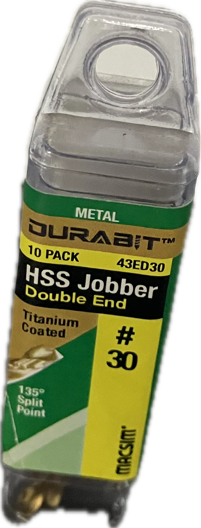 MACSIM DURABIT HSS JOBBER- DOUBLE END [BLISTER PACK OF 10] - Image 4