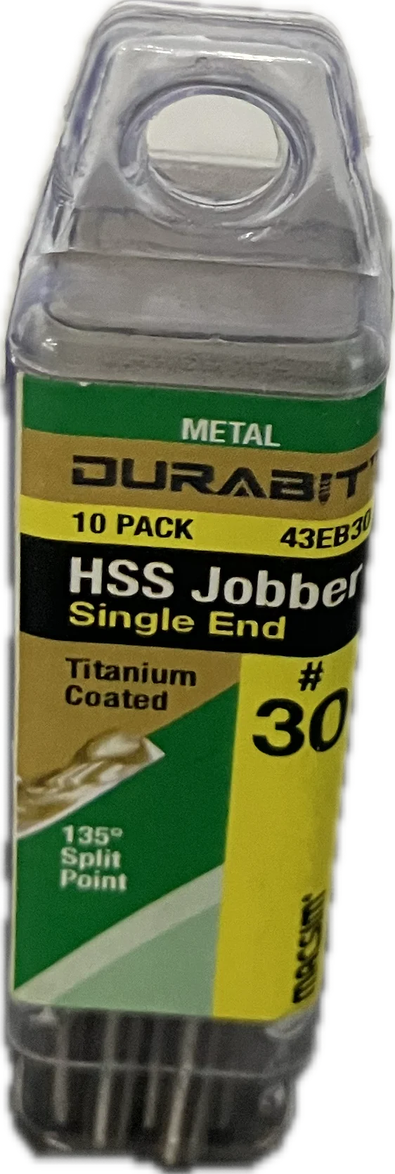 MACSIM DURABIT HSS JOBBER- SINGLE END [BLISTER PACK OF 10] - Image 4