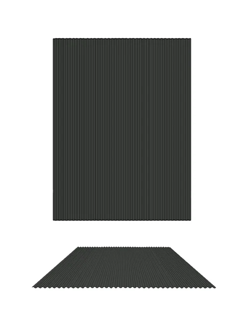 MINI CORRUGATED SHEETS- WOODLAND GREY