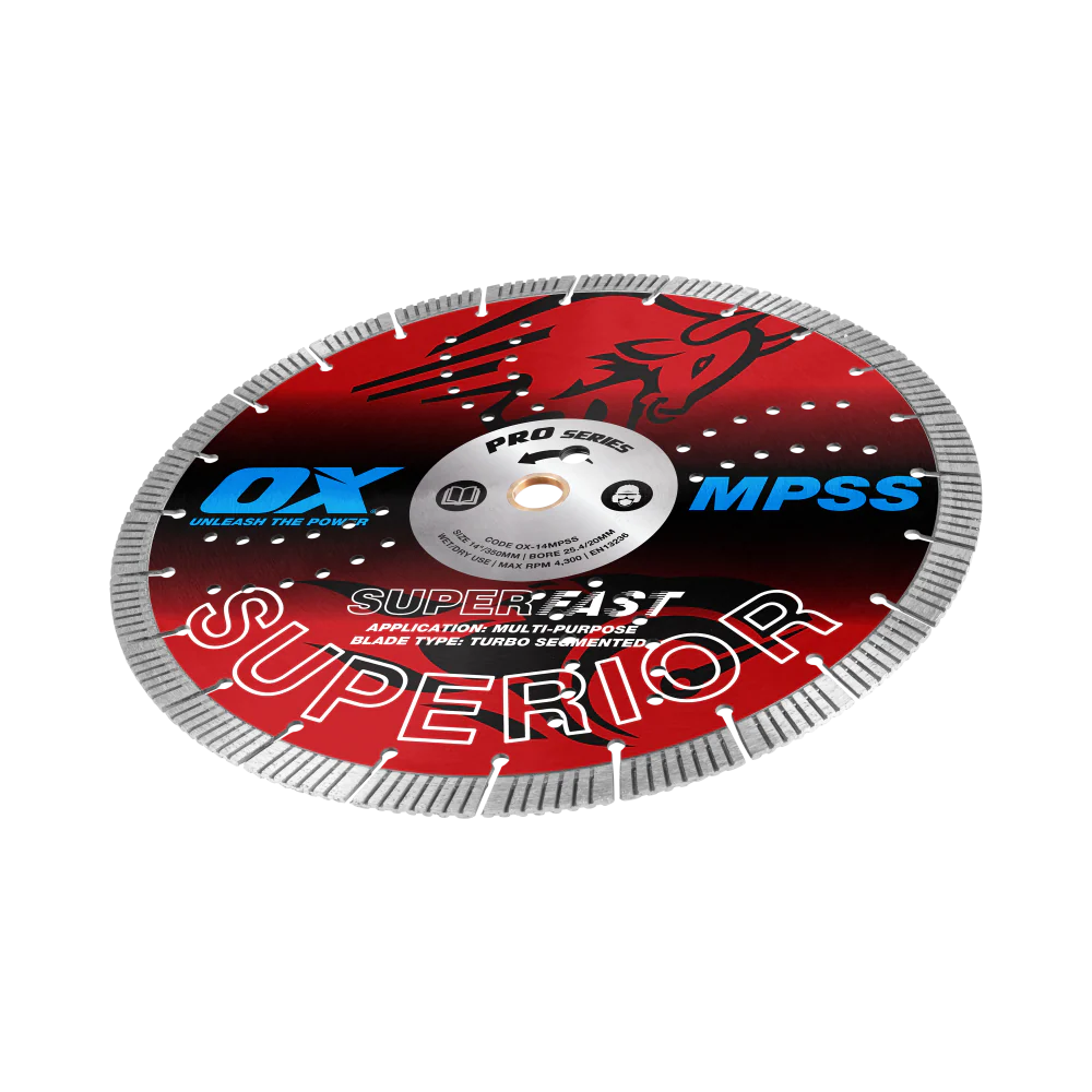 OX PRO TURBO SUPERIOR DIAMOND BLADE- 14 INCH