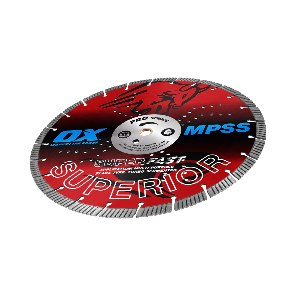OX PRO TURBO SUPERIOR DIAMOND BLADE- 16 INCH