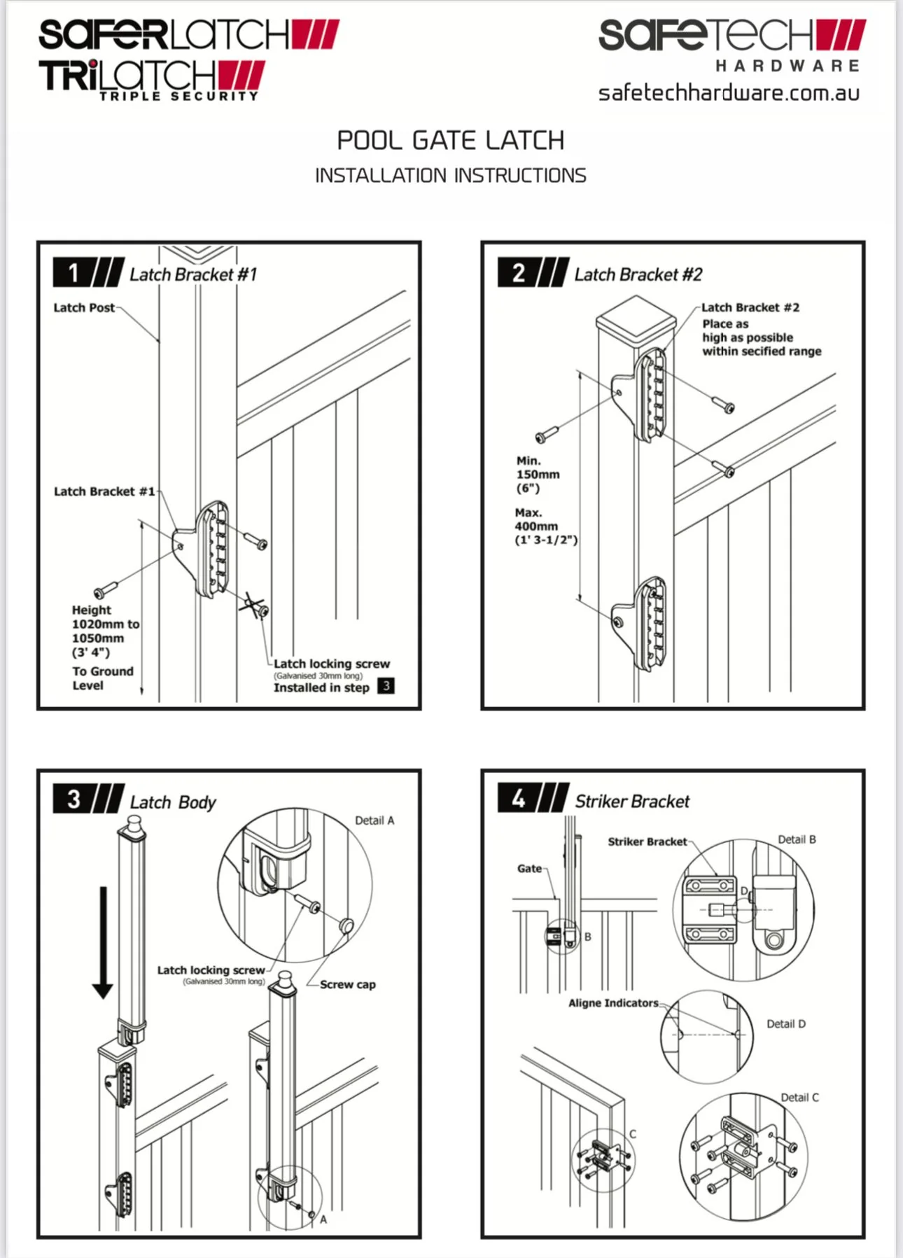 PEDESTRIAN MAGNETIC TOP PULL LATCH - Image 4