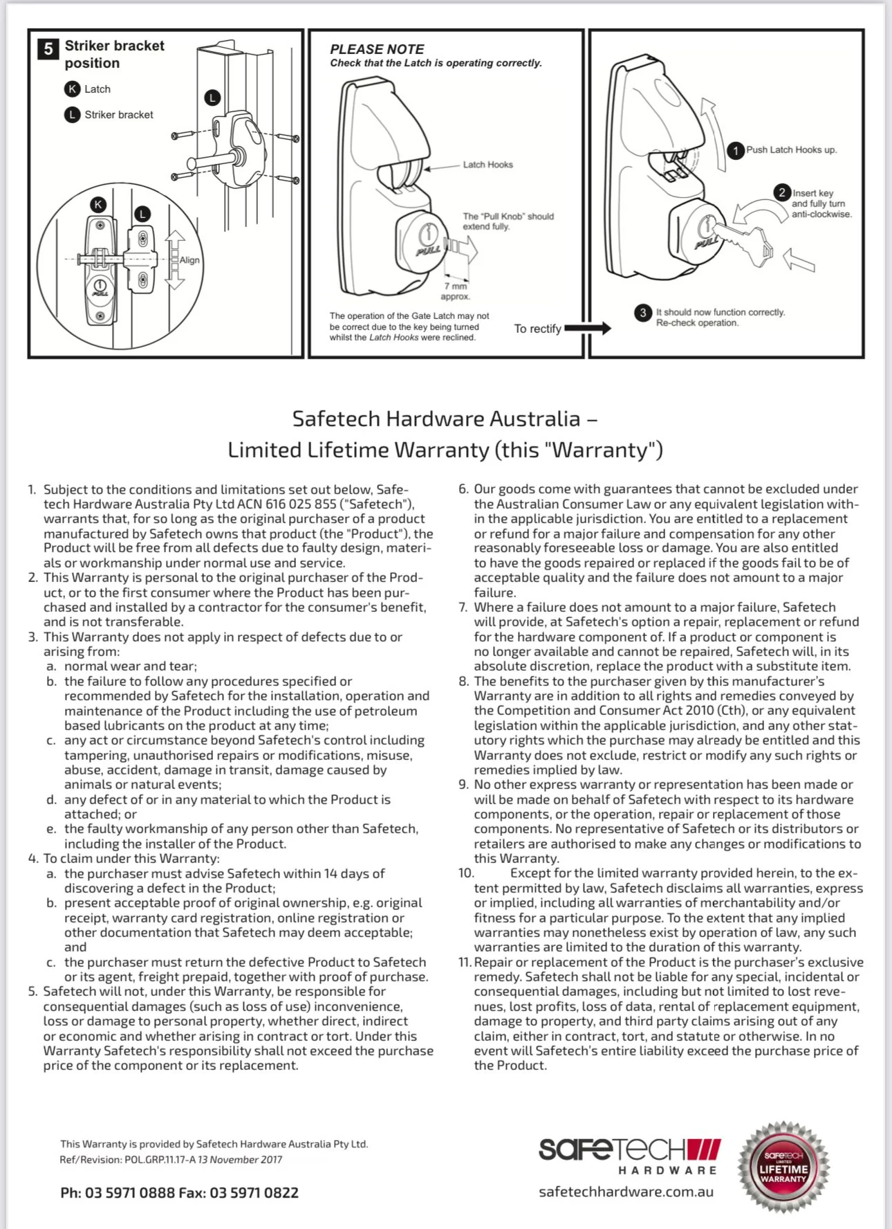GRAVITY LATCH- SINGLE SIDED - Image 5
